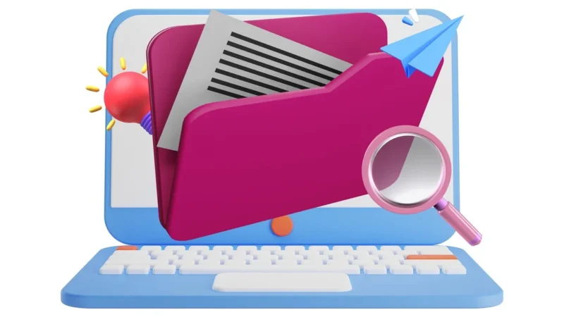 505 Teczka damska laptop exclusive – czarna KEMER