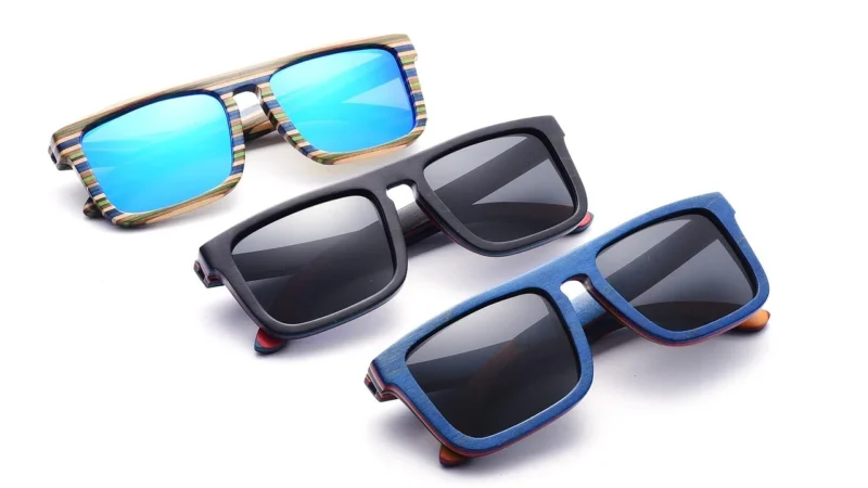 Drewniane okulary, damskie z okrągłymi oprawkami – Legno Light
