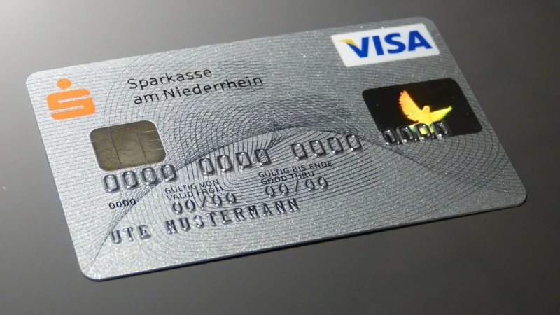 Etui na kartę kredytową KEMER, ochrona przed RFID Czerwone czerwony bordo