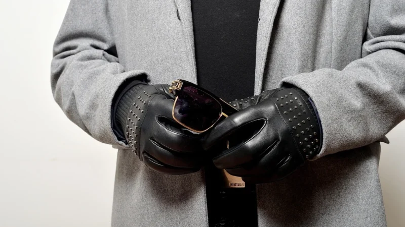 Genuine Leather Modna Skórzana Listonoszka Trzy Zamki Zieleń Butelkowa 131