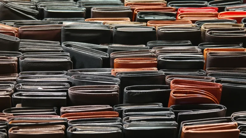 Lumarko Nubukowy Portfel Męski Z Ochroną Kart Rfid!