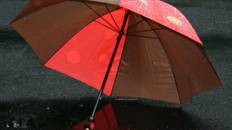Parasol automatyczny, wodoodporny, LAMBARDA, jasnozielony – jasnozielony