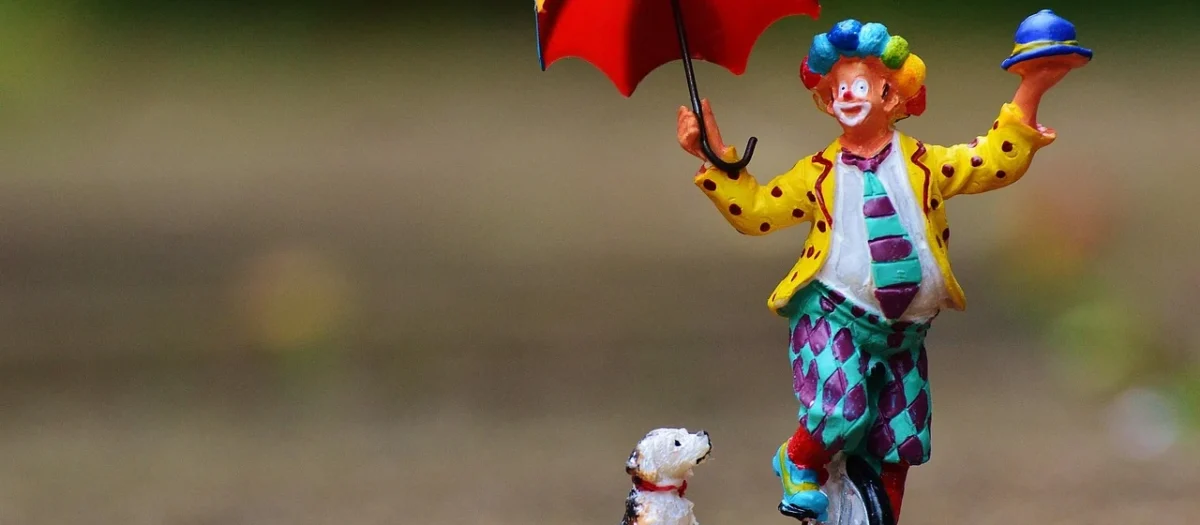 Parasol, JOKER, granatowy/srebrny – granatowy / srebrny