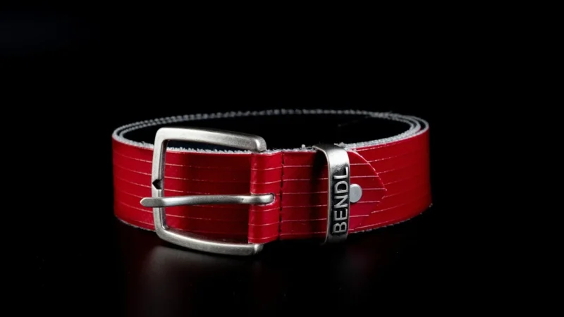 Pasek skórzany czerwony Peterson PTN 1-A-105-RED