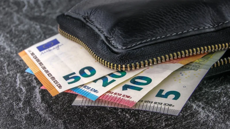 ROVICKY klasyczny portfel męski skórzany RFID stop N4L-VT2 BLACK-BLUE