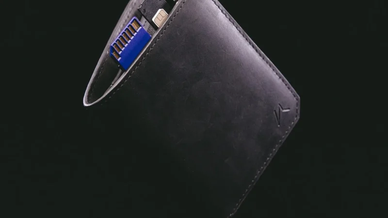 ROVICKY klasyczny portfel męski skórzany RFID stop N992 VT2 BLACK BLUE