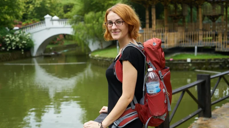 Silvian Heach Plecak Backpack RCP22035ZA Pomarańczowy