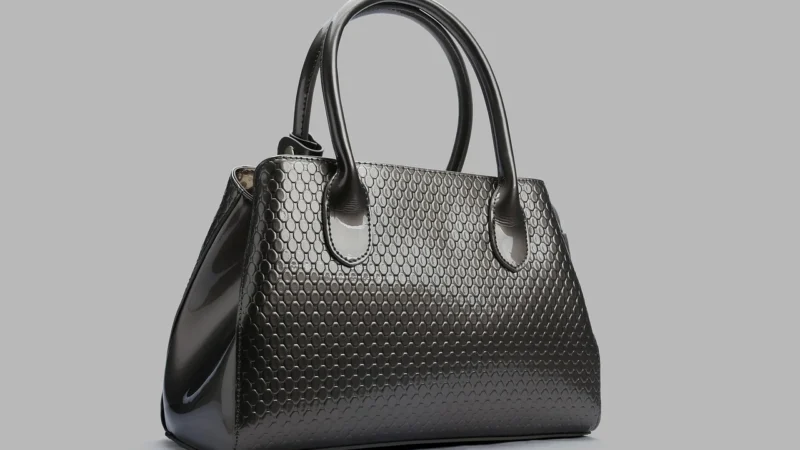 Torebka damska skórzana crossbody – Granatowa jasna